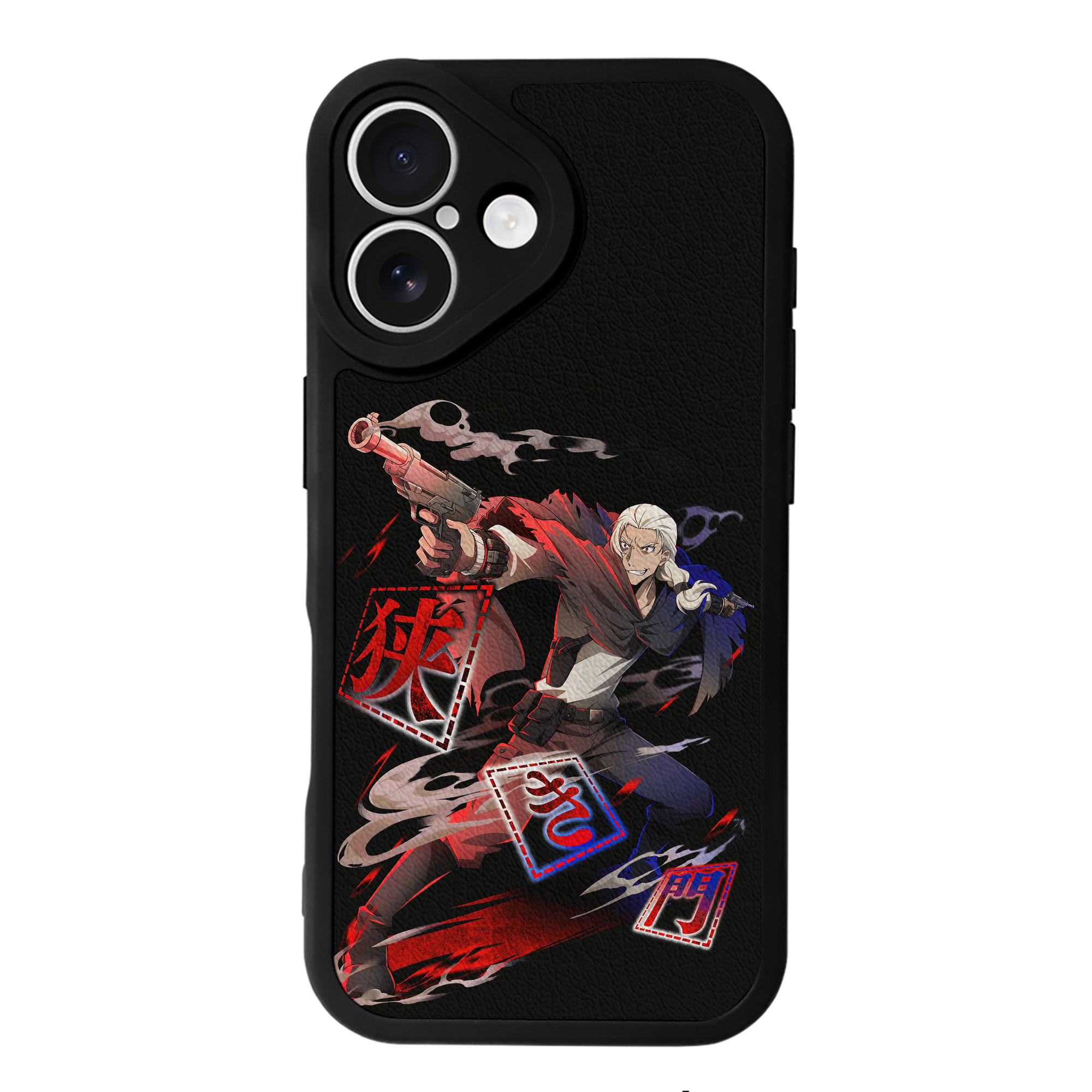 （画像用） 文豪ストレイドッグス Bungo Stray Dogs 【iPhone 16シリーズ対応】シリコンスマホケース（レザー調） 材質：シリコン